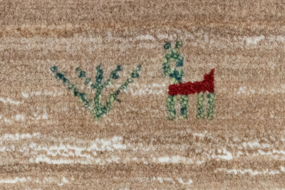 Gabbeh tapijt - Perzisch - 60 x 40 cm - bruin