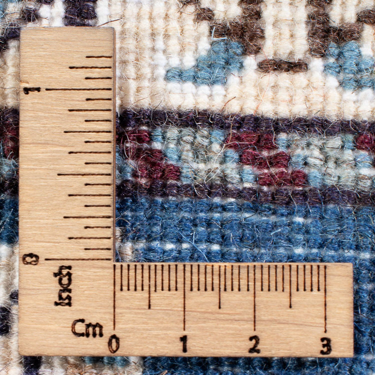 Perzisch tapijt - Nain - 85 x 58 cm - blauw