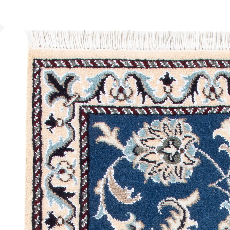 Perzisch tapijt - Nain - 88 x 59 cm - blauw