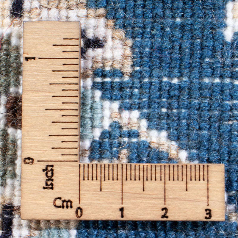 Perzisch tapijt - Nain - 88 x 59 cm - blauw