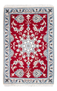 Perzisch tapijt - Nain - 94 x 60 cm - rood