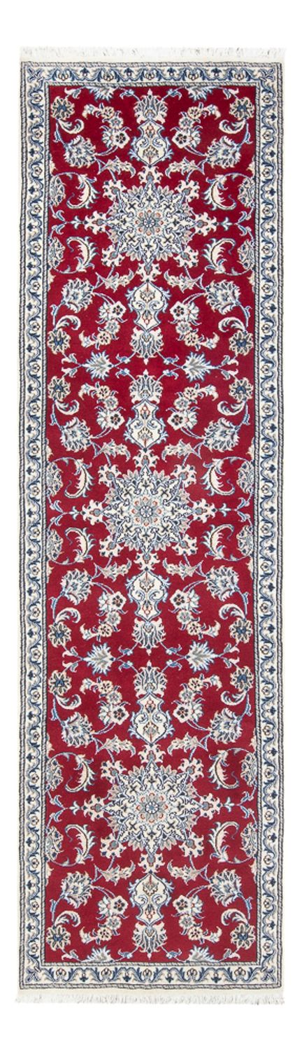 Loper Perzisch tapijt - Nain - 294 x 79 cm - rood