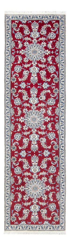 Loper Perzisch tapijt - Nain - 294 x 79 cm - rood