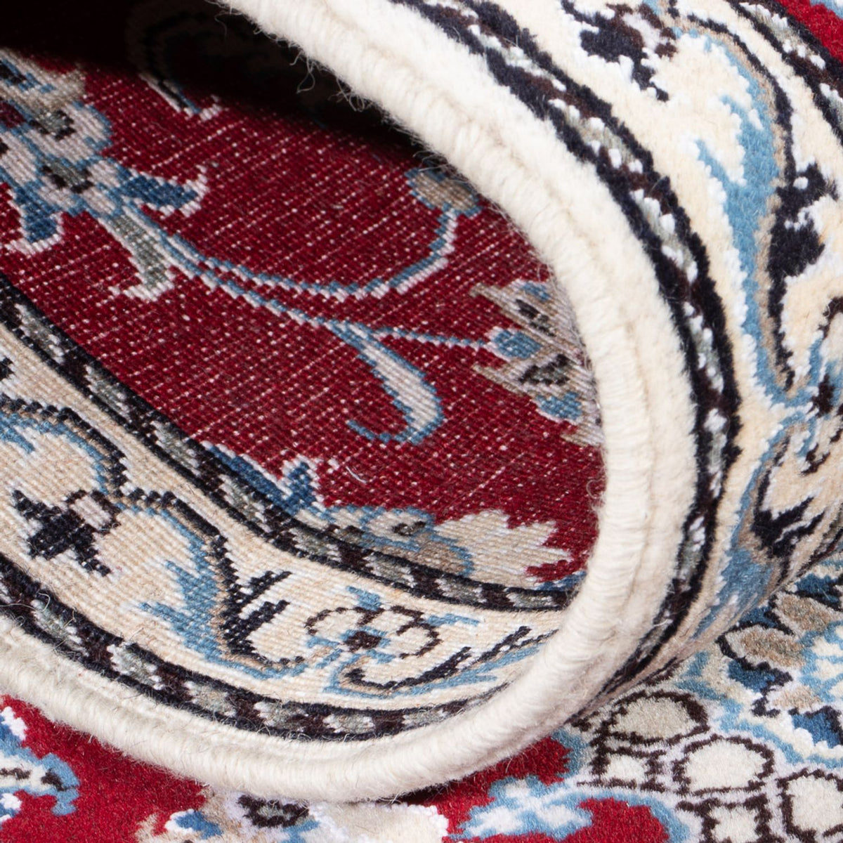 Loper Perzisch tapijt - Nain - 195 x 58 cm - rood