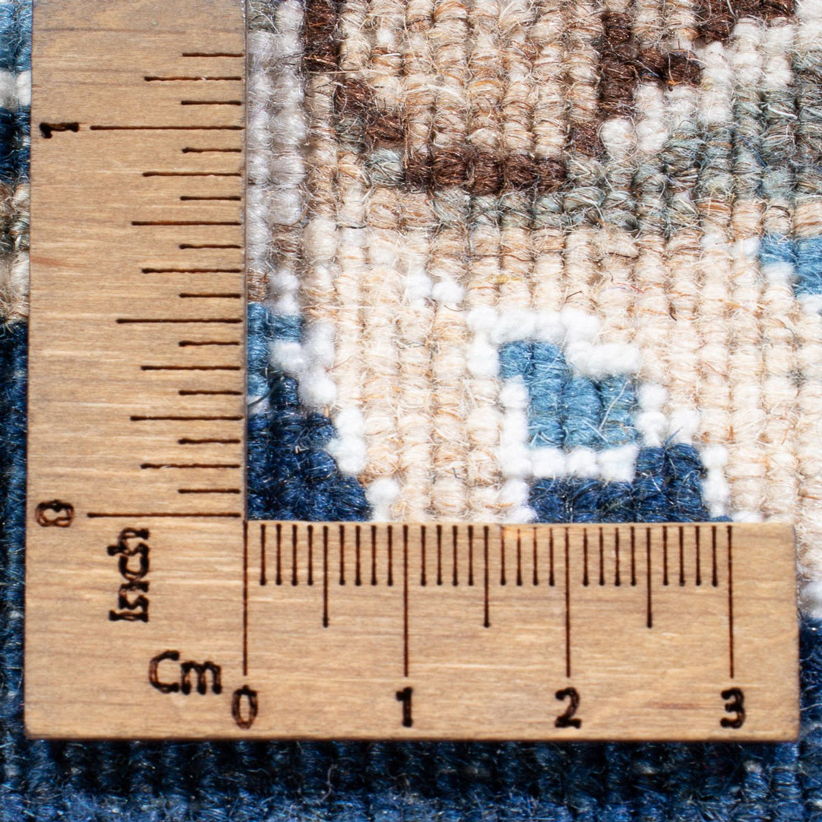 Loper Perzisch tapijt - Nain - 200 x 79 cm - zee blauw