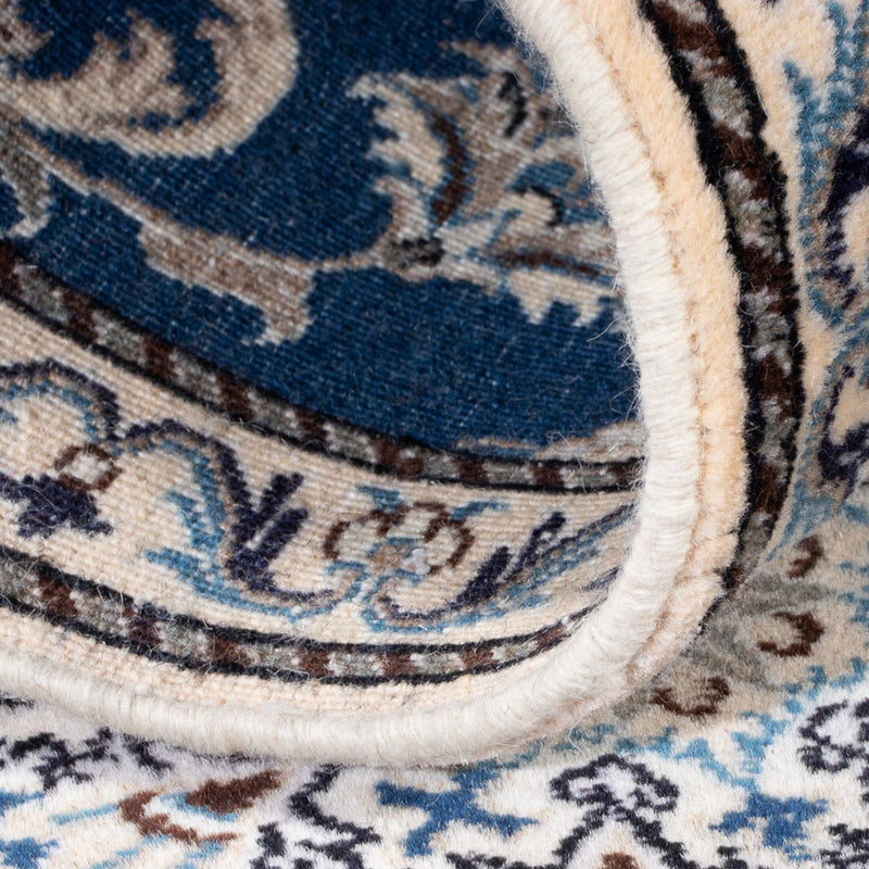 Loper Perzisch tapijt - Nain - 198 x 79 cm - zee blauw