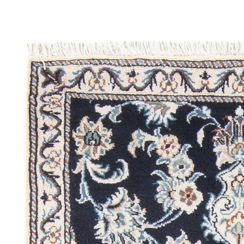 Loper Perzisch tapijt - Nain - 210 x 79 cm - donkerblauw