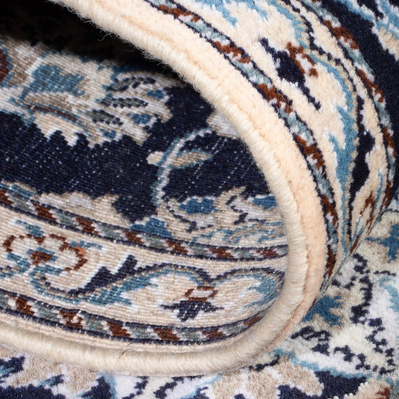 Loper Perzisch tapijt - Nain - 197 x 77 cm - donkerblauw