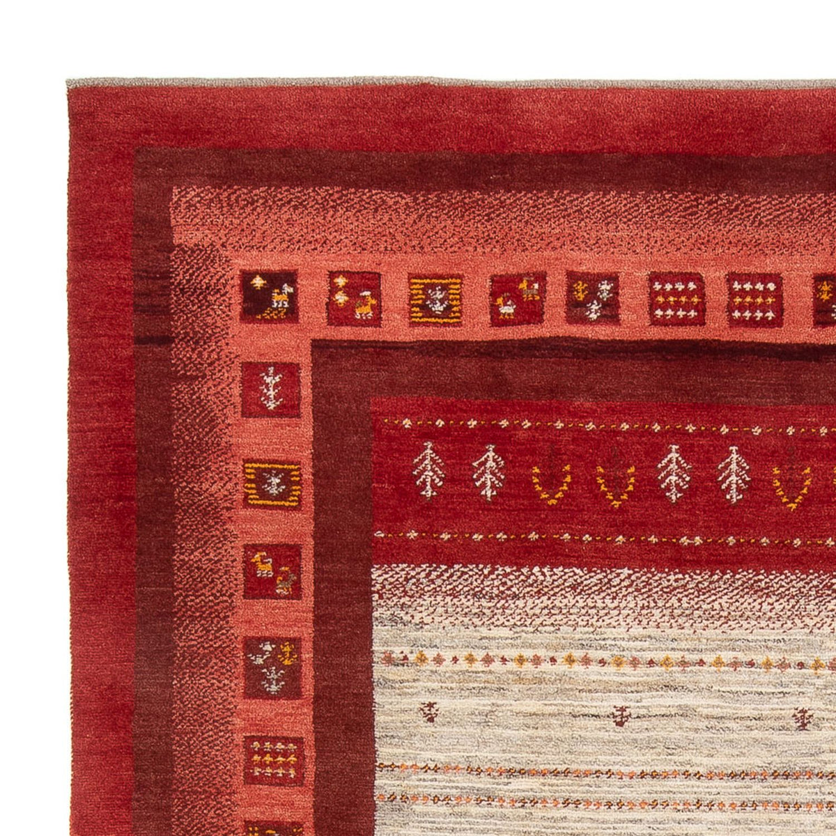 Gabbeh tapijt - Perzisch - 240 x 205 cm - veelkleurig