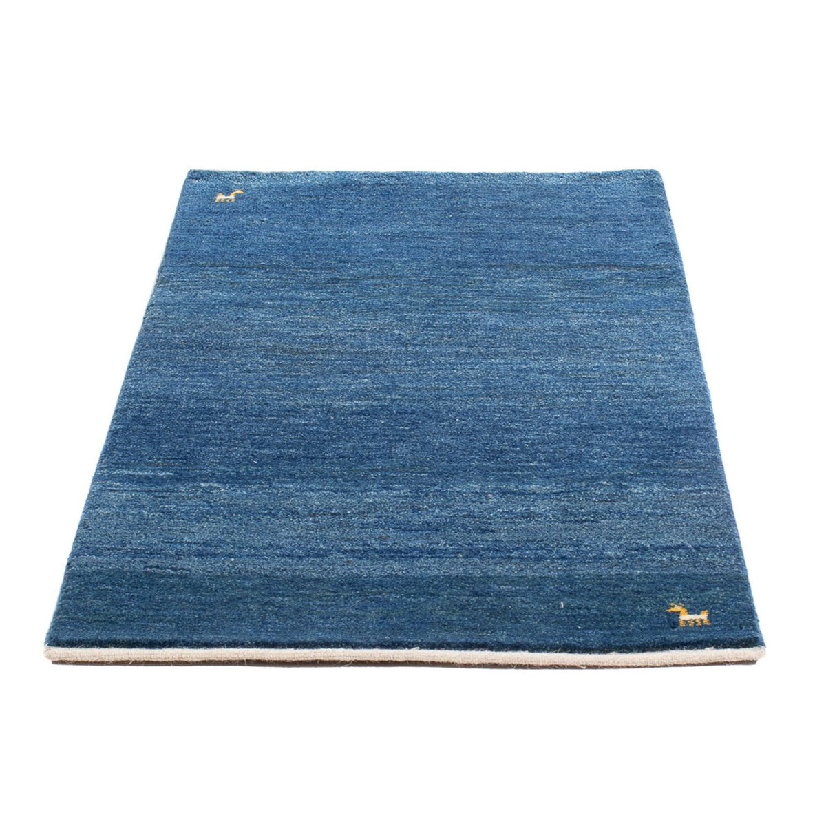 Gabbeh tapijt - Perzisch - 140 x 72 cm - zee blauw