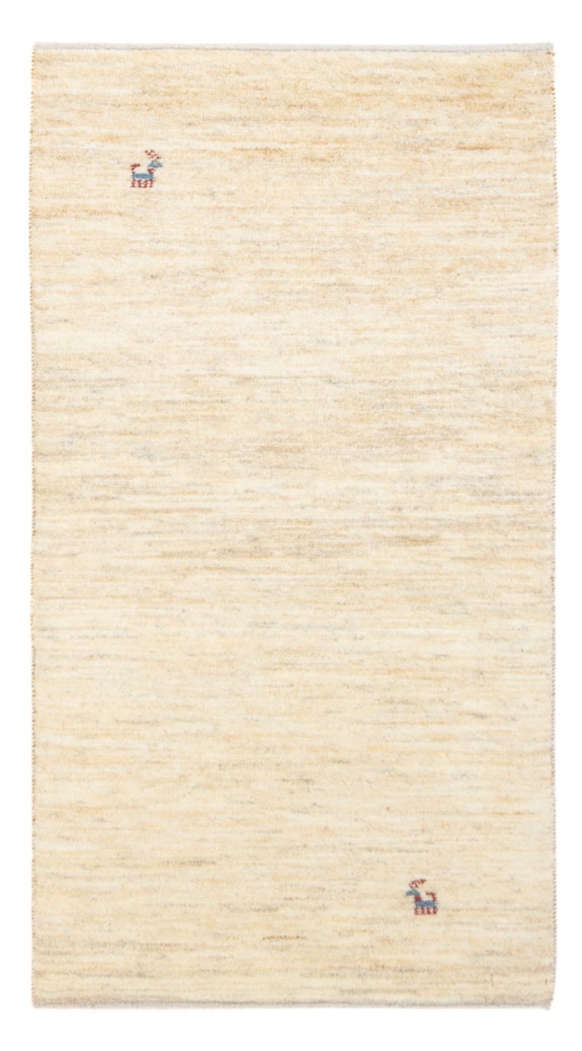 Gabbeh tapijt - Perzisch - 139 x 71 cm - licht beige