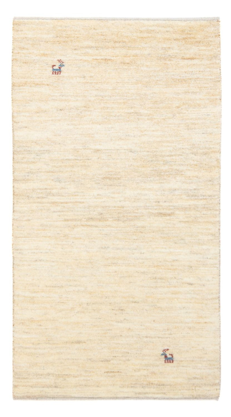 Gabbeh tapijt - Perzisch - 139 x 71 cm - licht beige