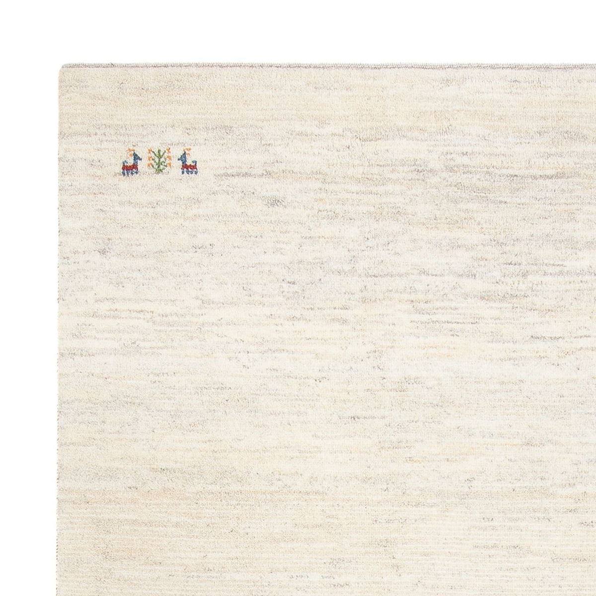 Gabbeh tapijt - Perzisch - 237 x 197 cm - wit  crème