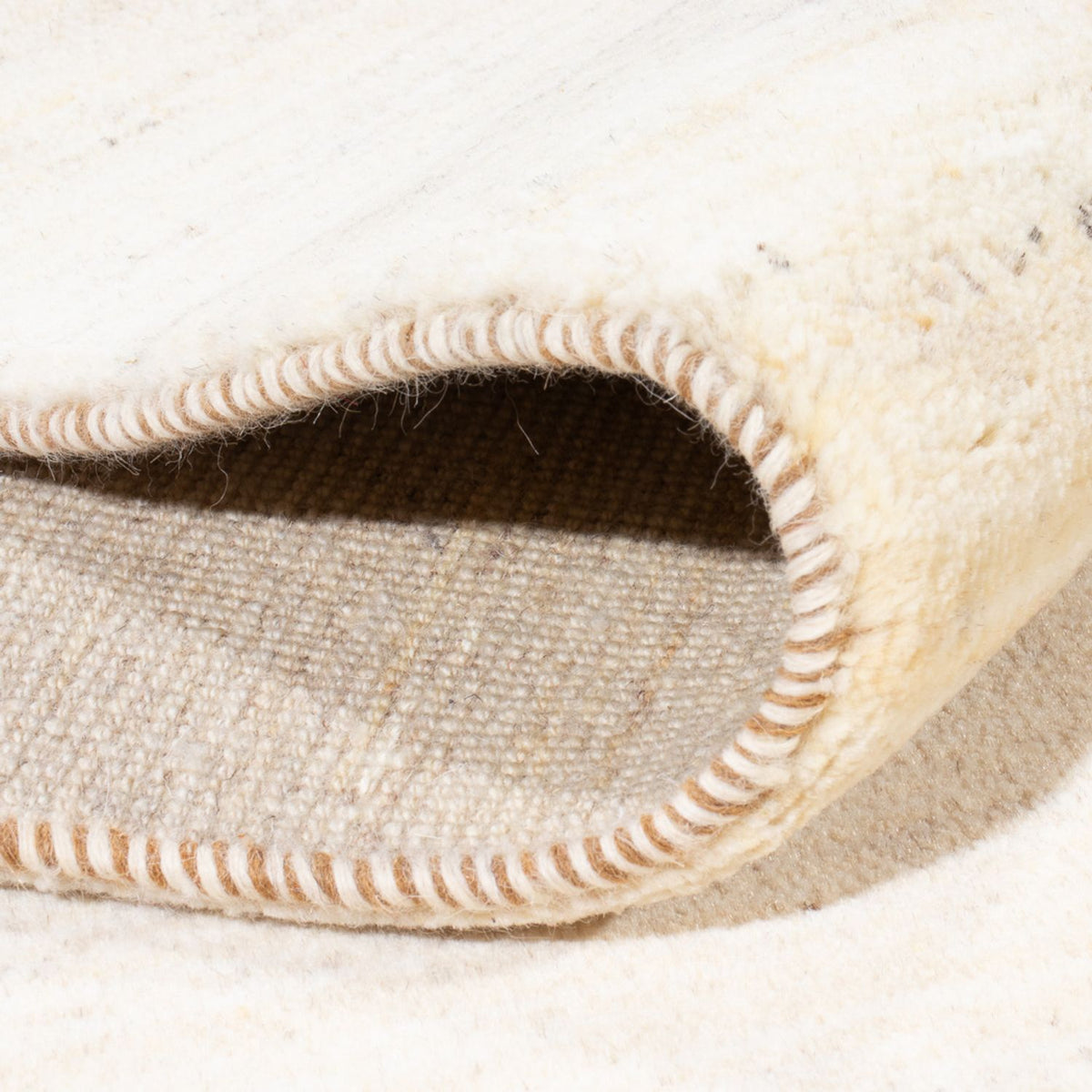 Gabbeh tapijt - Perzisch - 237 x 197 cm - wit  crème