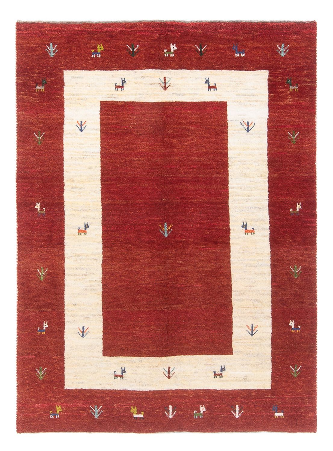 Gabbeh tapijt - Perzisch - 175 x 122 cm - veelkleurig