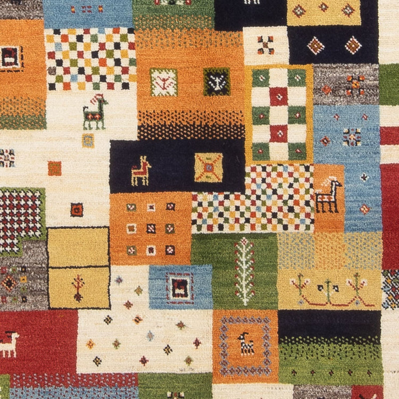 Gabbeh tapijt - Perzisch - 197 x 149 cm - veelkleurig