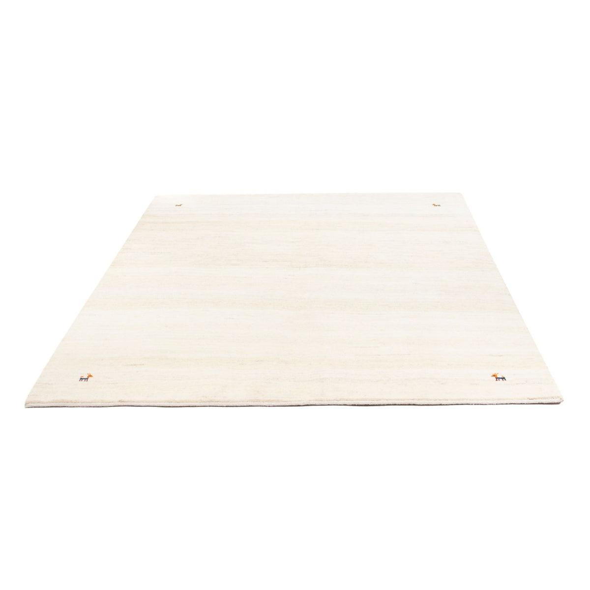 Gabbeh tapijt - Perzisch - 193 x 153 cm - wit  crème