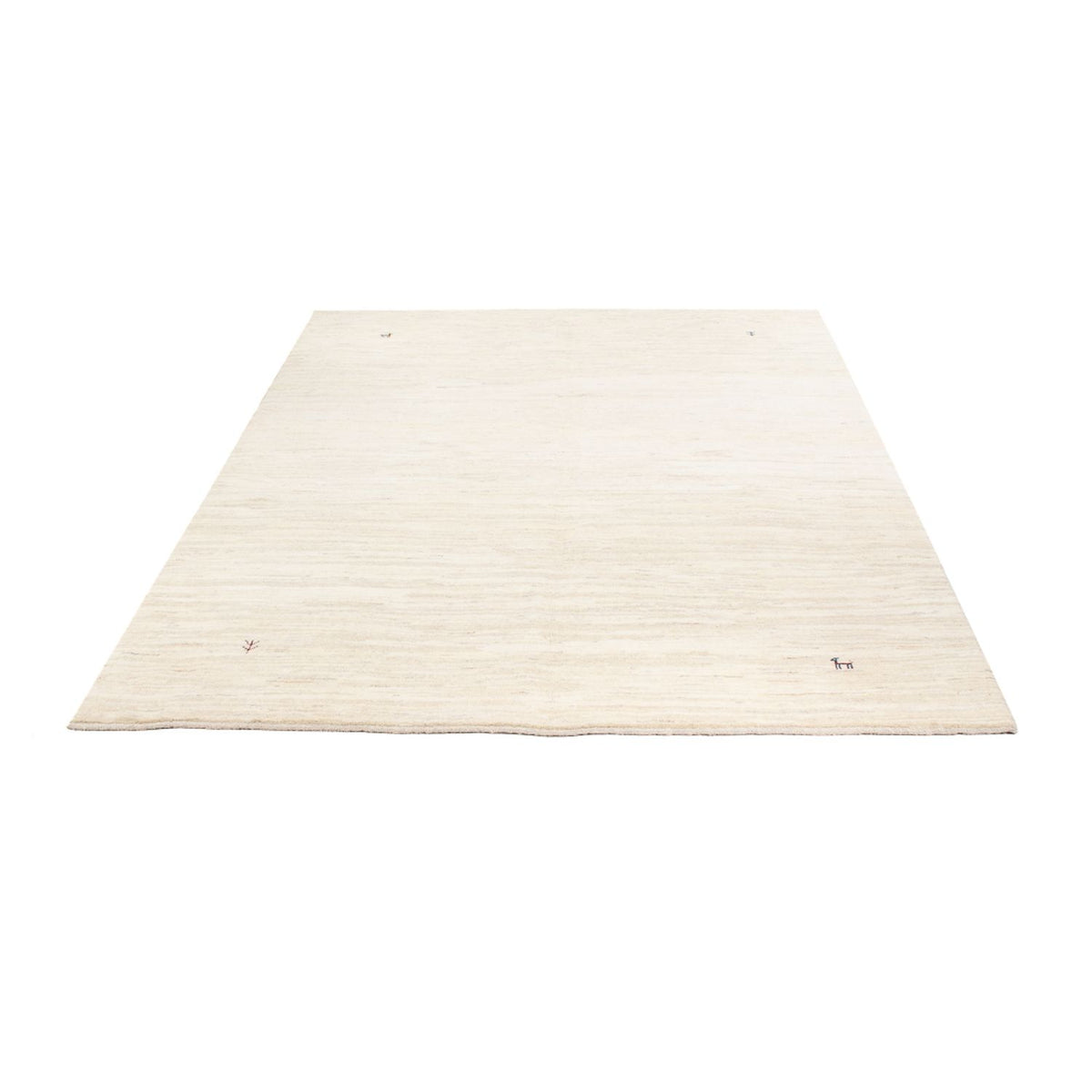 Gabbeh tapijt - Perzisch - 232 x 174 cm - wit  crème