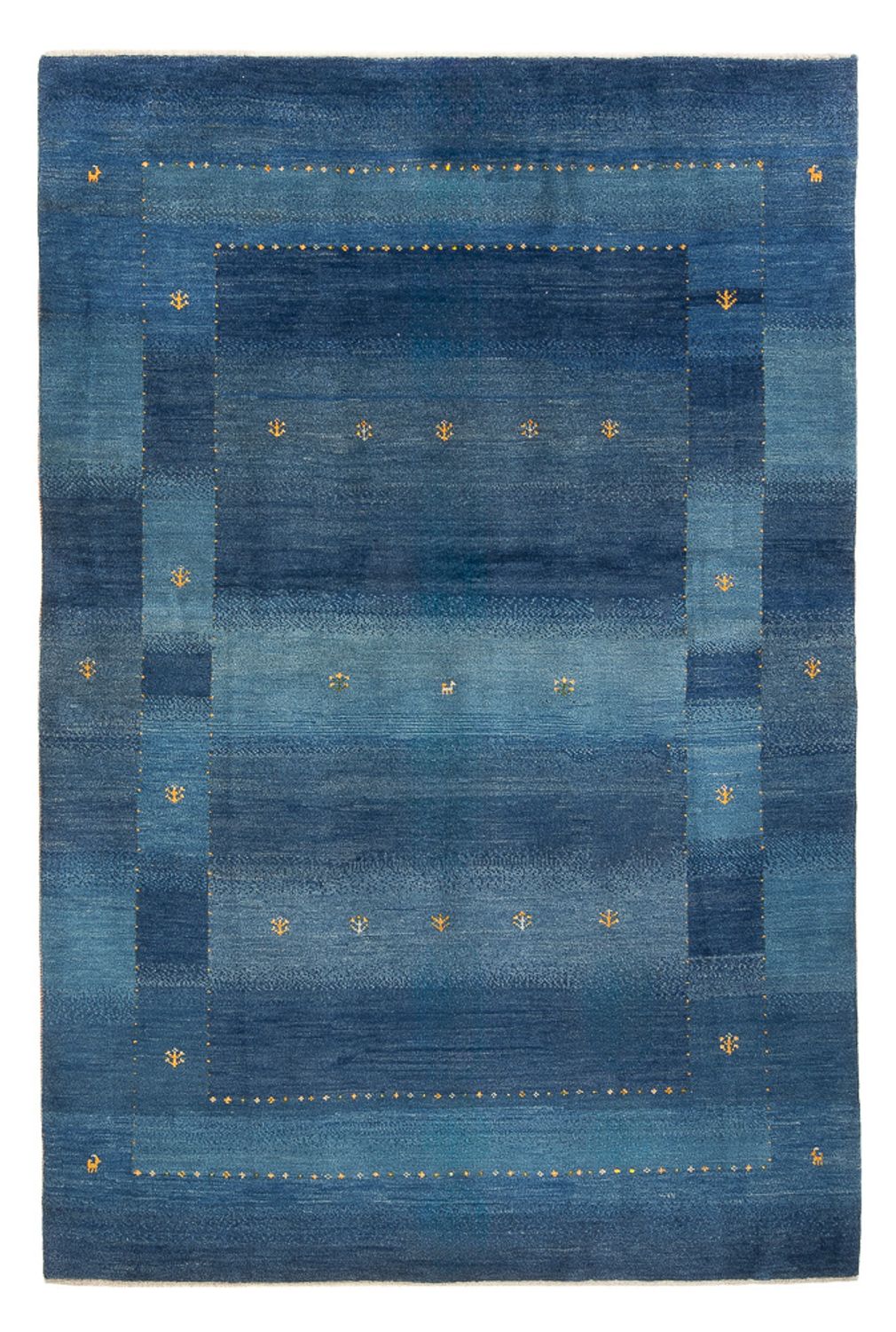 Gabbeh tapijt - Perzisch - 264 x 175 cm - zee blauw