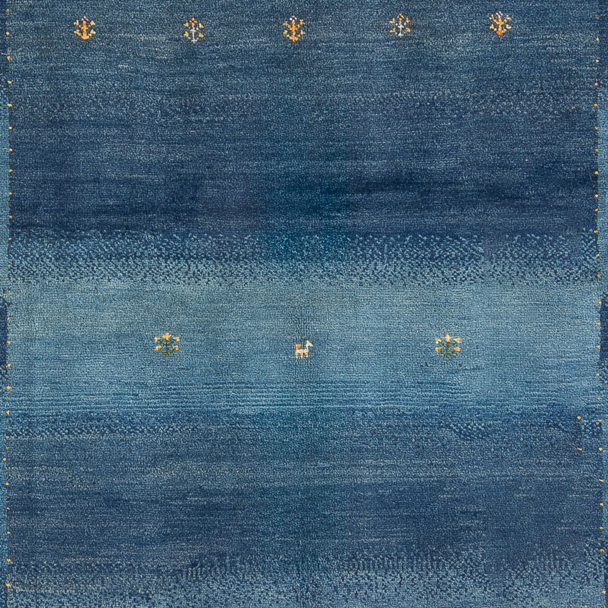 Gabbeh tapijt - Perzisch - 264 x 175 cm - zee blauw