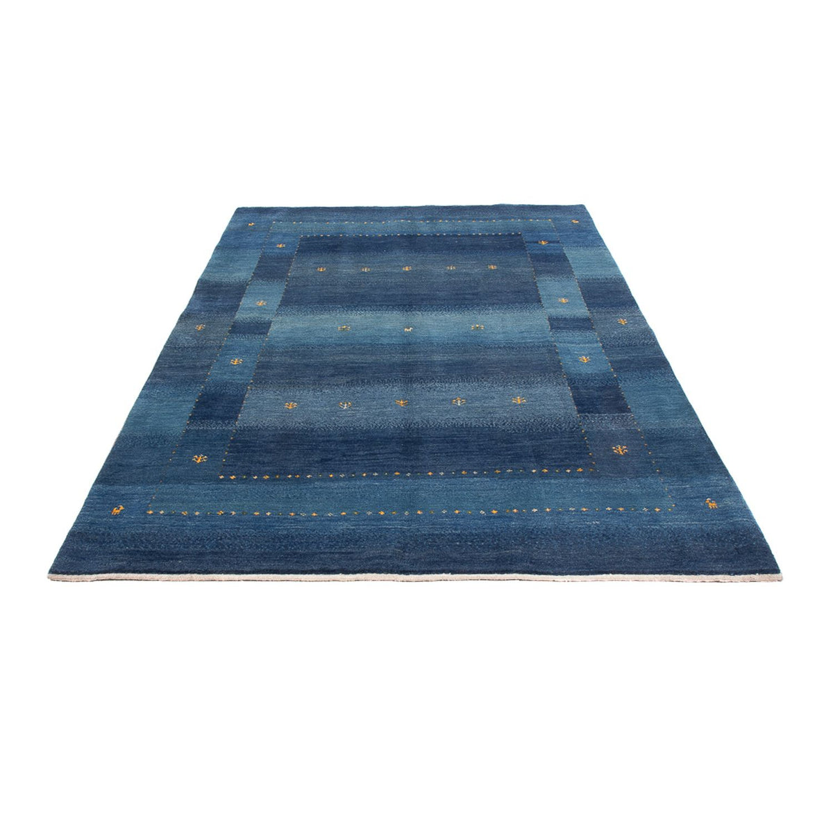 Gabbeh tapijt - Perzisch - 264 x 175 cm - zee blauw