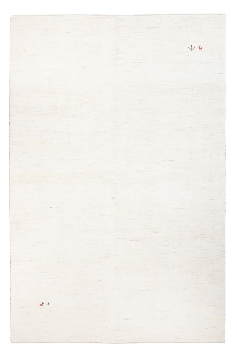 Gabbeh tapijt - Perzisch - 255 x 174 cm - wit  crème