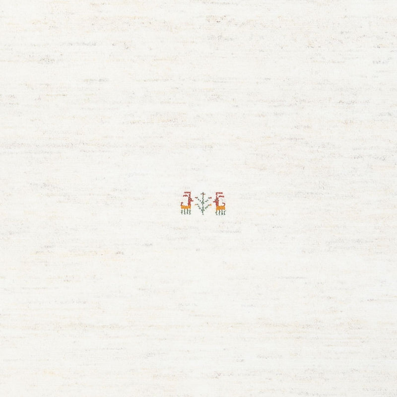 Gabbeh tapijt - Perzisch - 243 x 198 cm - wit  crème