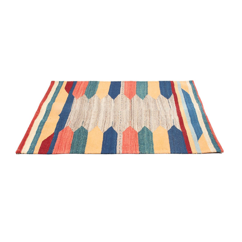 Kelim tapijt - Oosters vierkant  - 128 x 125 cm - mintgroen