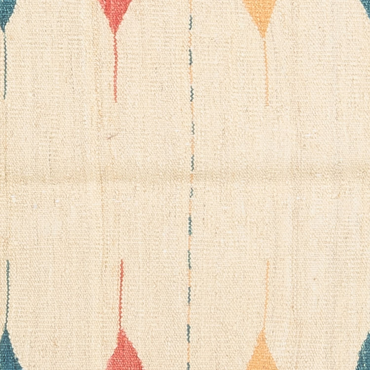 Kelim tapijt - Oosters vierkant  - 129 x 125 cm - mintgroen