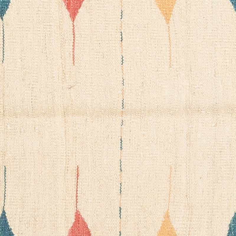 Kelim tapijt - Oosters vierkant  - 129 x 125 cm - mintgroen