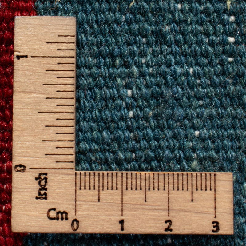 Kelim tapijt - Oosters - 136 x 125 cm - mintgroen