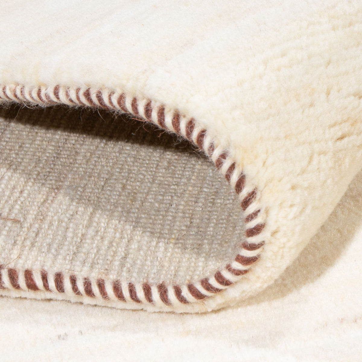 Gabbeh tapijt - Perzisch - 195 x 155 cm - wit  crème