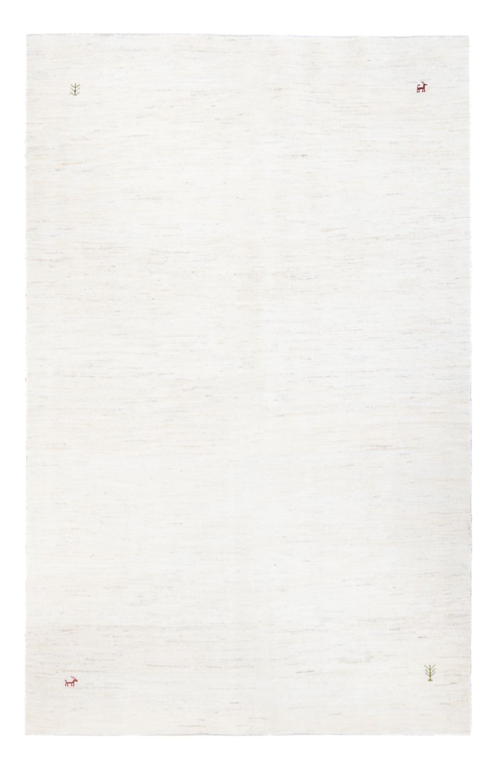Gabbeh tapijt - Perzisch - 253 x 171 cm - wit  crème