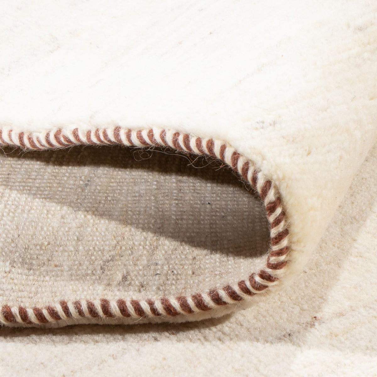 Gabbeh tapijt - Perzisch - 253 x 171 cm - wit  crème