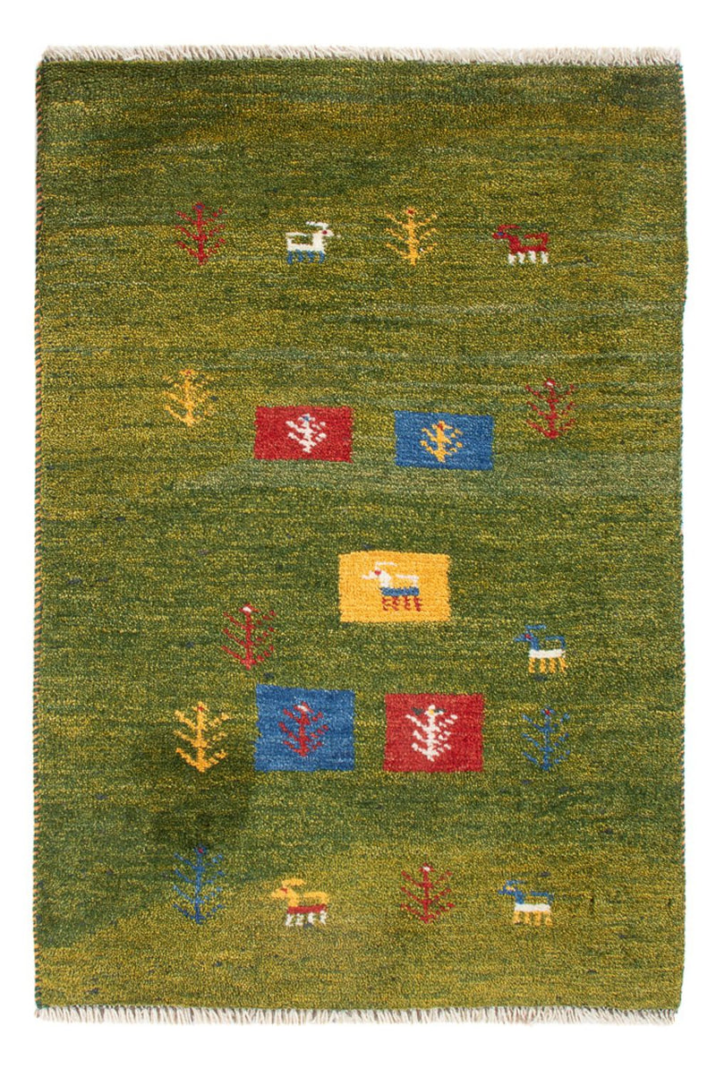 Gabbeh tapijt - Perzisch - 85 x 55 cm - veelkleurig