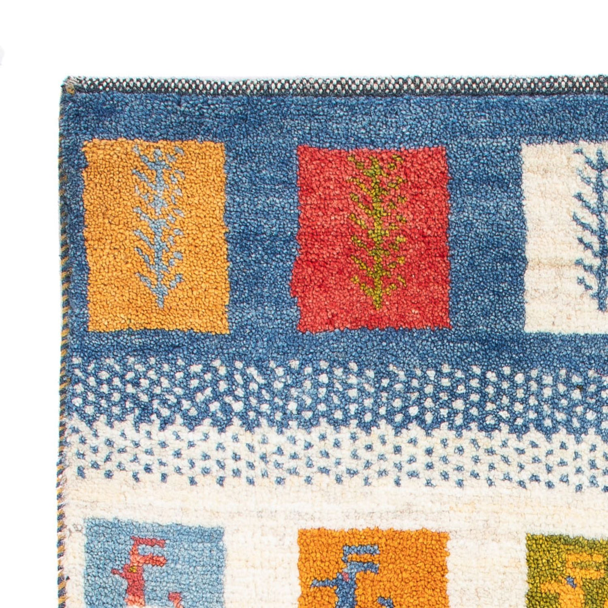 Perzische Gabbeh Tapijt 60x90cm - Perserteppich Wollteppich