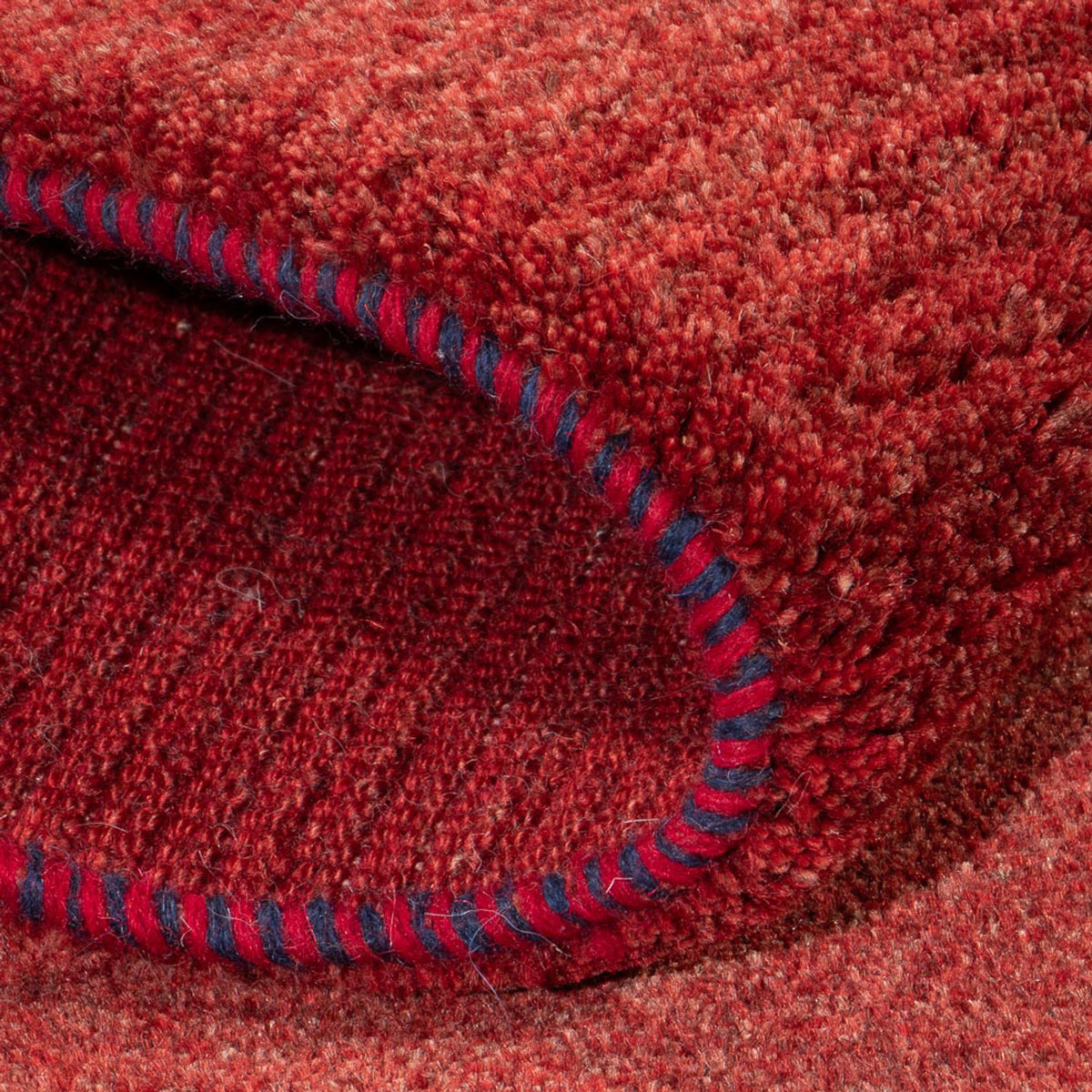 Loper Gabbeh tapijt - Perzisch - 195 x 82 cm - donkerrood