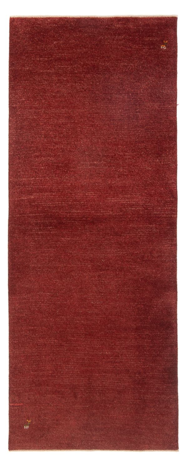 Loper Gabbeh tapijt - Perzisch - 197 x 82 cm - donkerrood