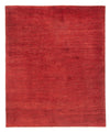 Perzische Gabbeh Tapijt 150x200cm - Perserteppich Wollteppich - Rechthoekig / Rood / 150 x 200 cm Rechthoekig