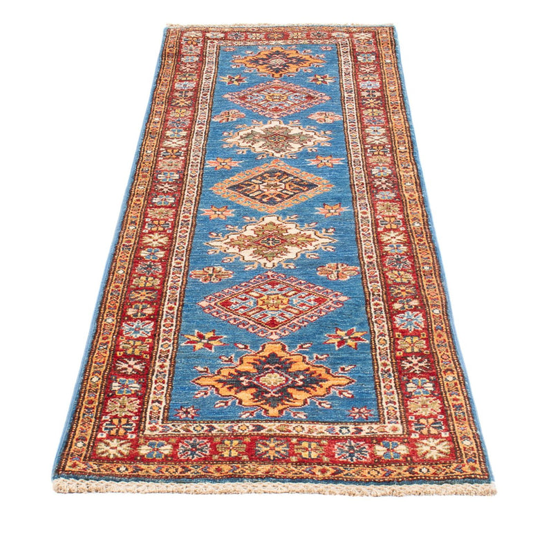 Loper Ziegler Tapijt - Kazak - 205 x 63 cm - blauw