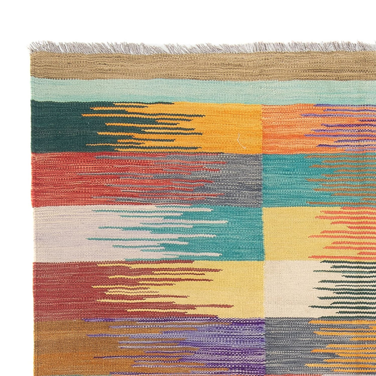 Moderne kilim Tapijt 163x240cm - Wollen tapijt