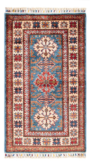 Ziegler Tapijt - Kazak - 101 x 61 cm - blauw