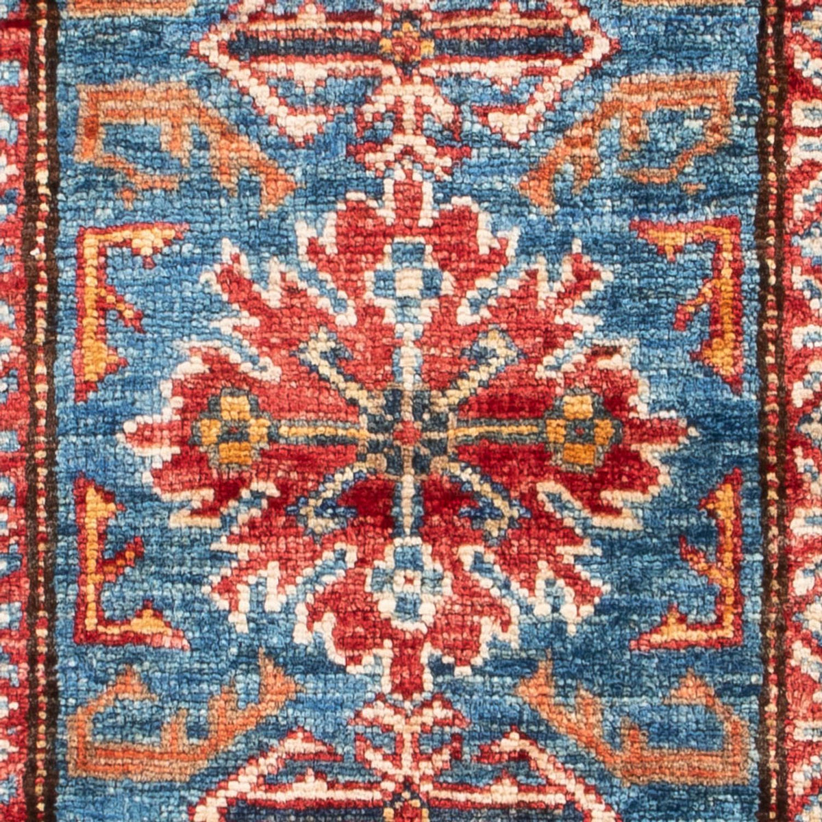 Ziegler Tapijt - Kazak - 101 x 61 cm - blauw