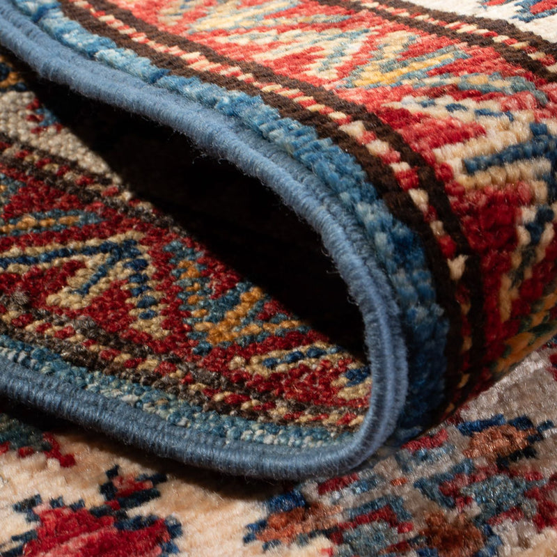 Ziegler Tapijt - Kazak - 101 x 61 cm - blauw