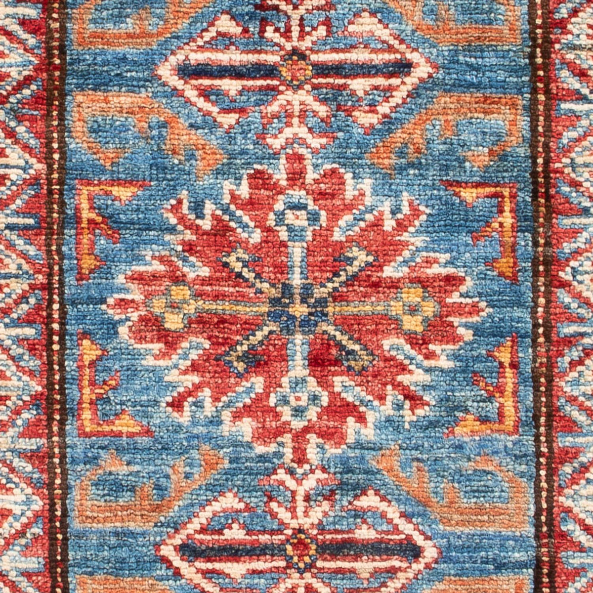 Ziegler Tapijt - Kazak - 100 x 62 cm - blauw