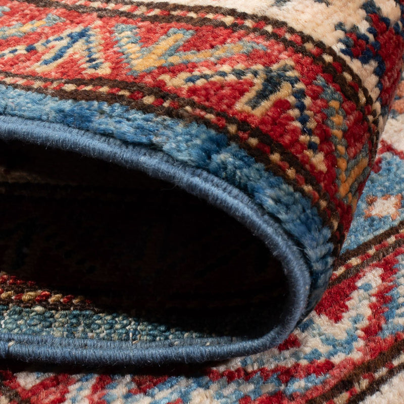 Ziegler Tapijt - Kazak - 100 x 62 cm - blauw