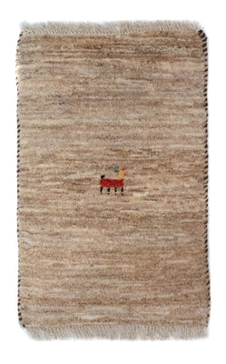 Gabbeh tapijt - Perzisch - 60 x 40 cm - bruin
