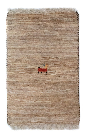Gabbeh tapijt - Perzisch - 60 x 40 cm - bruin