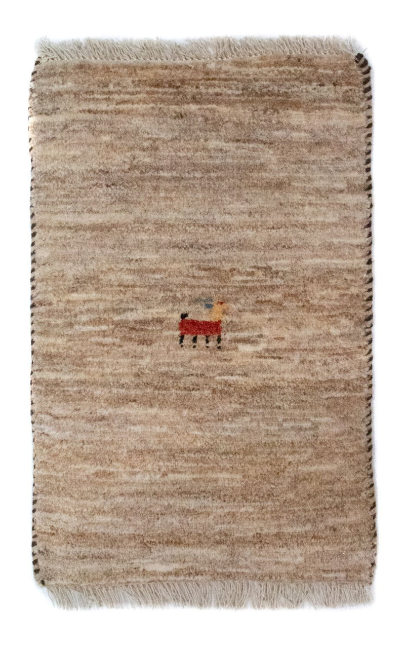 Gabbeh tapijt - Perzisch - 60 x 40 cm - bruin