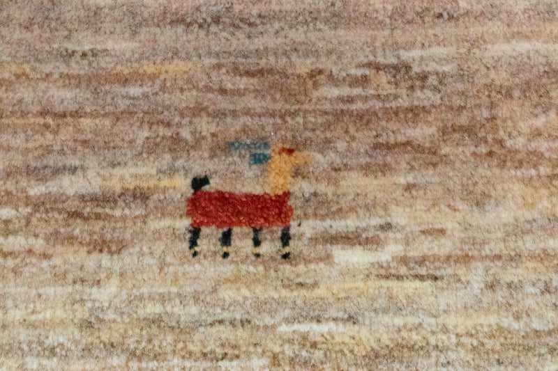 Gabbeh tapijt - Perzisch - 60 x 40 cm - bruin